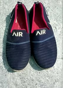 Stylish Navy Blue Slip-On Shoes