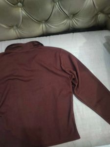 Comfortable Maroon Long Sleeve Top