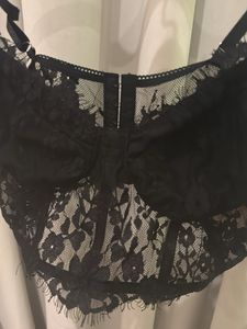 Elegant Black Lace Bralette