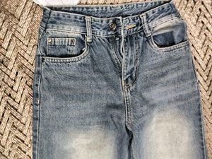 Stylish wordrobe Wide Leg tinted Blue Denim Jeans