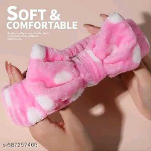 Cute Polka Dot Fleece Headband