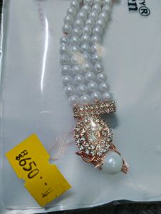 Pearl Butterfly Chokker Set