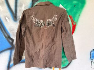 Men's Grey "Red Hill" Biker Jacket