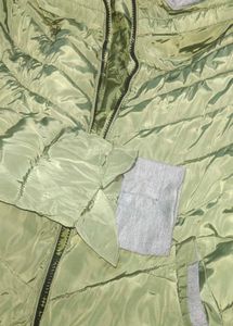 Quilted Olive Jacket &amp; Bag Free
