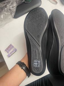 Stylish Black Embellished Slides for Women