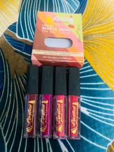 Mini Matte Lipstick Swatches