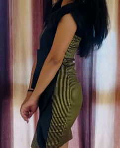 Stunning Black &amp; Gold Party Dress