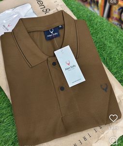 Allen Solly Brown Polo T-Shirt newwdtag