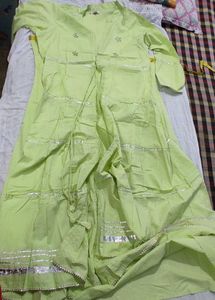 Mint Green Kurta Set with Jacket