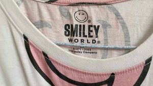 Cute Smiley Pink Co-ord Set 🩷🩷
