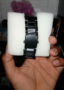 fossil new men's black watch !