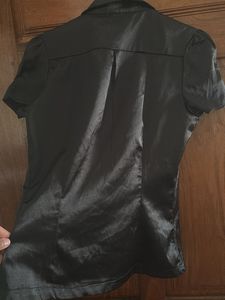 Elegant Black Button-Down Shirt