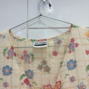 Vintage Cream Coloured Vest