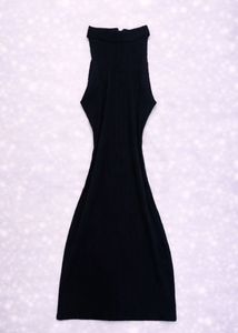 Sleek Black Sleeveless Dress