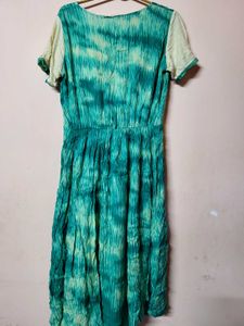 Mustard Yellow A-line Dress