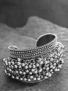 Silver Tone Statement Cuff Bracelet