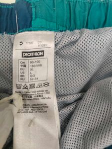 Decathlon Men's Plaid Swim Trunks