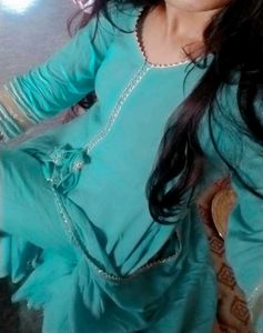 Stunning Blue Kurta Set with Dupatta