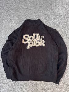 Designer "Sculptor" Knit Sweater