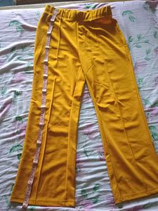 Mustard Yellow Wide Leg Pants