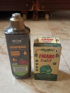 Shampoo And Baby Massage Oil Combo