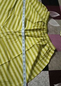 new pure cotton Green Printed Kurta Set