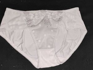 Women's White Lace Briefs