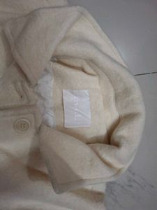 korean Cropped Wool Blend Jacket