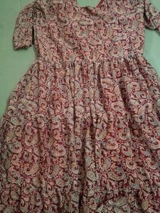 Boho Paisley Print Tiered Dress