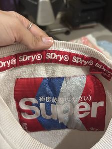 Superdry White Graphic Sweatshirt