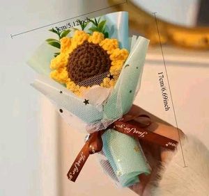 🎁❗️🌻 Handmade Crochet Sunflower Bouquet 🌻✨