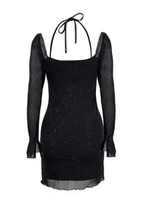 Sparkly Black Mini Dress