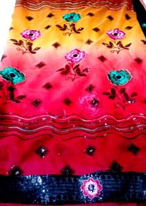 Elegant Embroidered Saree Blouse
