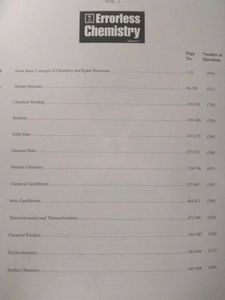 Errorless Chemistry Vol 1 2019 Edition
