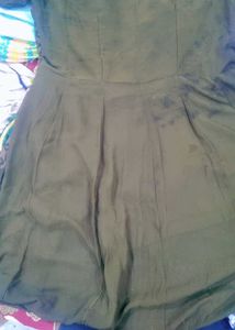 anarkali frock with elephant plazo looks like new