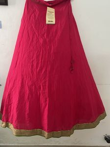 Fabindia Women’s Fuchsia Flared Skirt