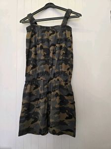 Camo Print Romper