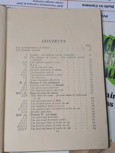 Antique 93 years old Vintage French Book
