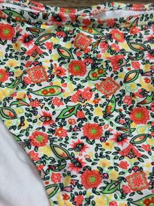 Floral Print Bikini Bottoms