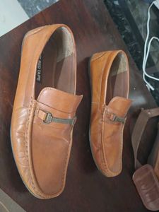 Red Tape Brown Loafers