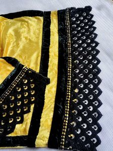 Elegant Yellow &amp; Black Kurta🎀💗