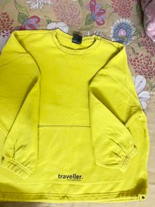 Yellow Graphic Sweatshirt