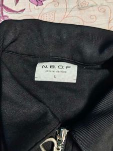 Stylish Black Zipper Top