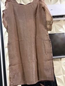 Elegant Mirror Work Kurta Set