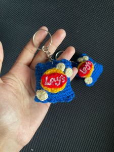 Handmade Lay's Chips Keychain
