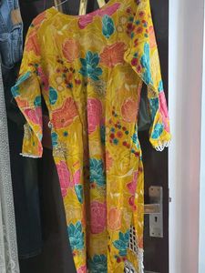 Vibrant Floral Kurta