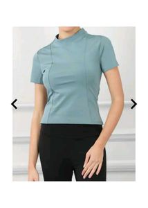 Stylish Mock Neck Tee