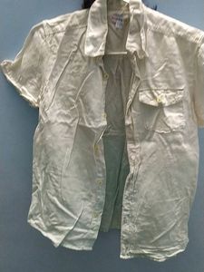 Shaded White And Blue Shirt