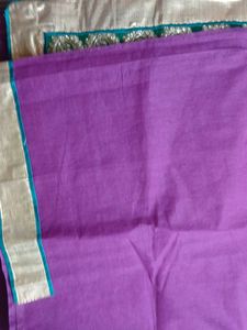 Purple &amp; Gold Detail Saree