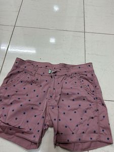 Cute Star Print Shorts